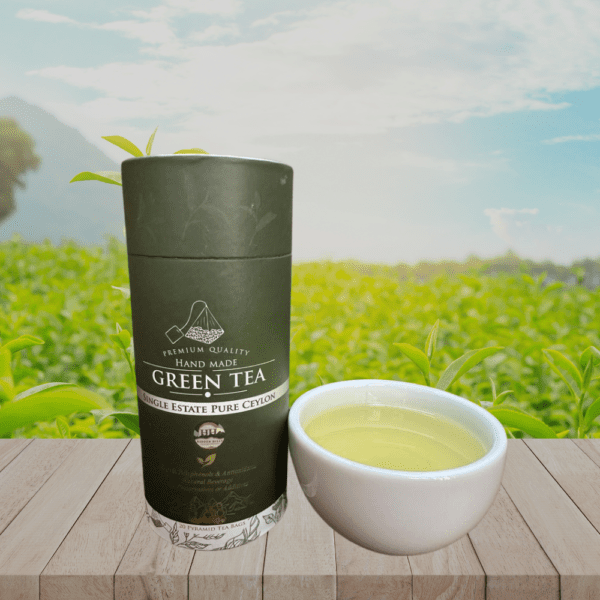 Green Tea In Pyramid Tea Bags